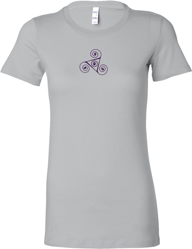 Ladies Small Paw Triskelion T-shirt - Shirts Together Forever (1000x1000), Png Download