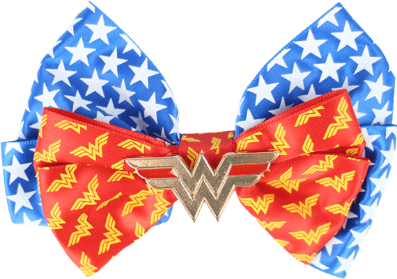 Wonder Woman Hair Bow (600x600), Png Download