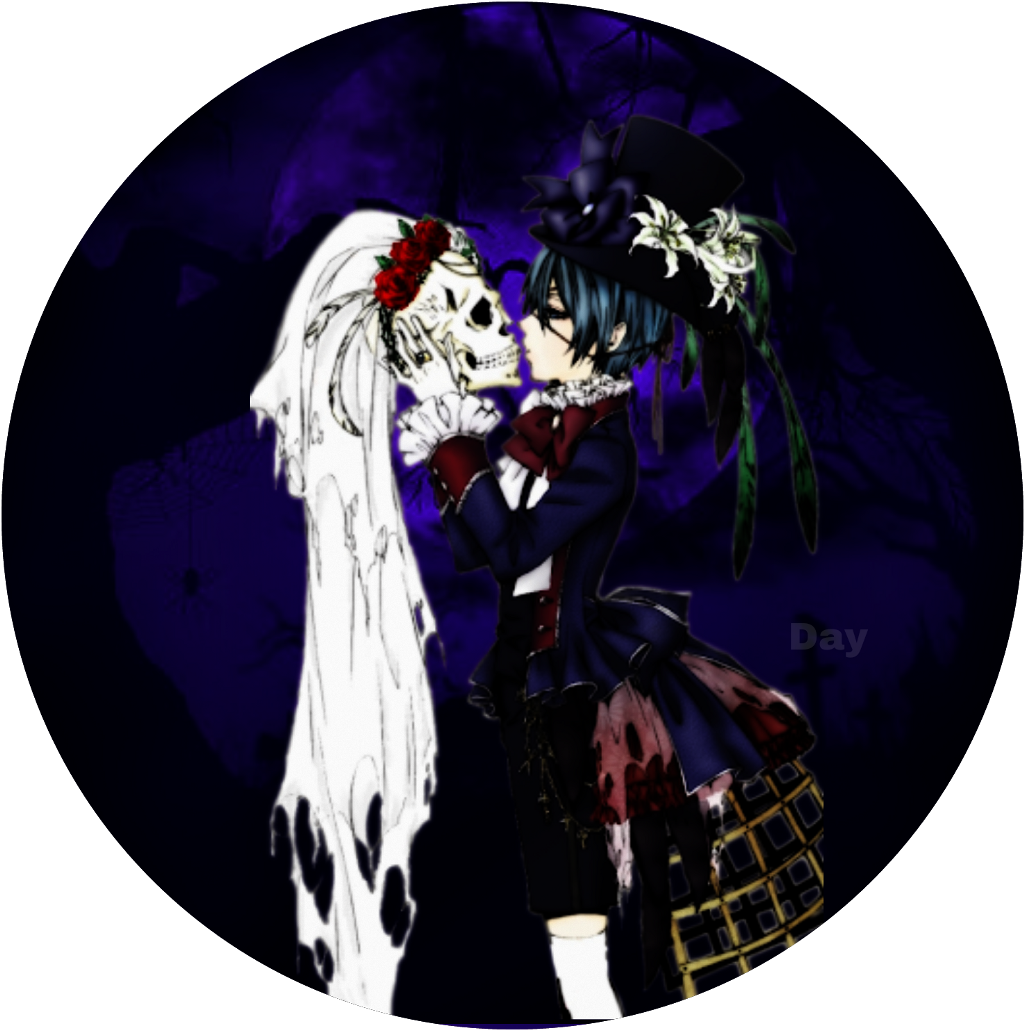 Ciel Sticker - Ciel Phantomhive Dog Au (1024x1030), Png Download