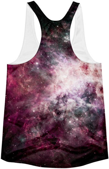Interstellar Women's Racerback Tank Top - Nebula (600x600), Png Download