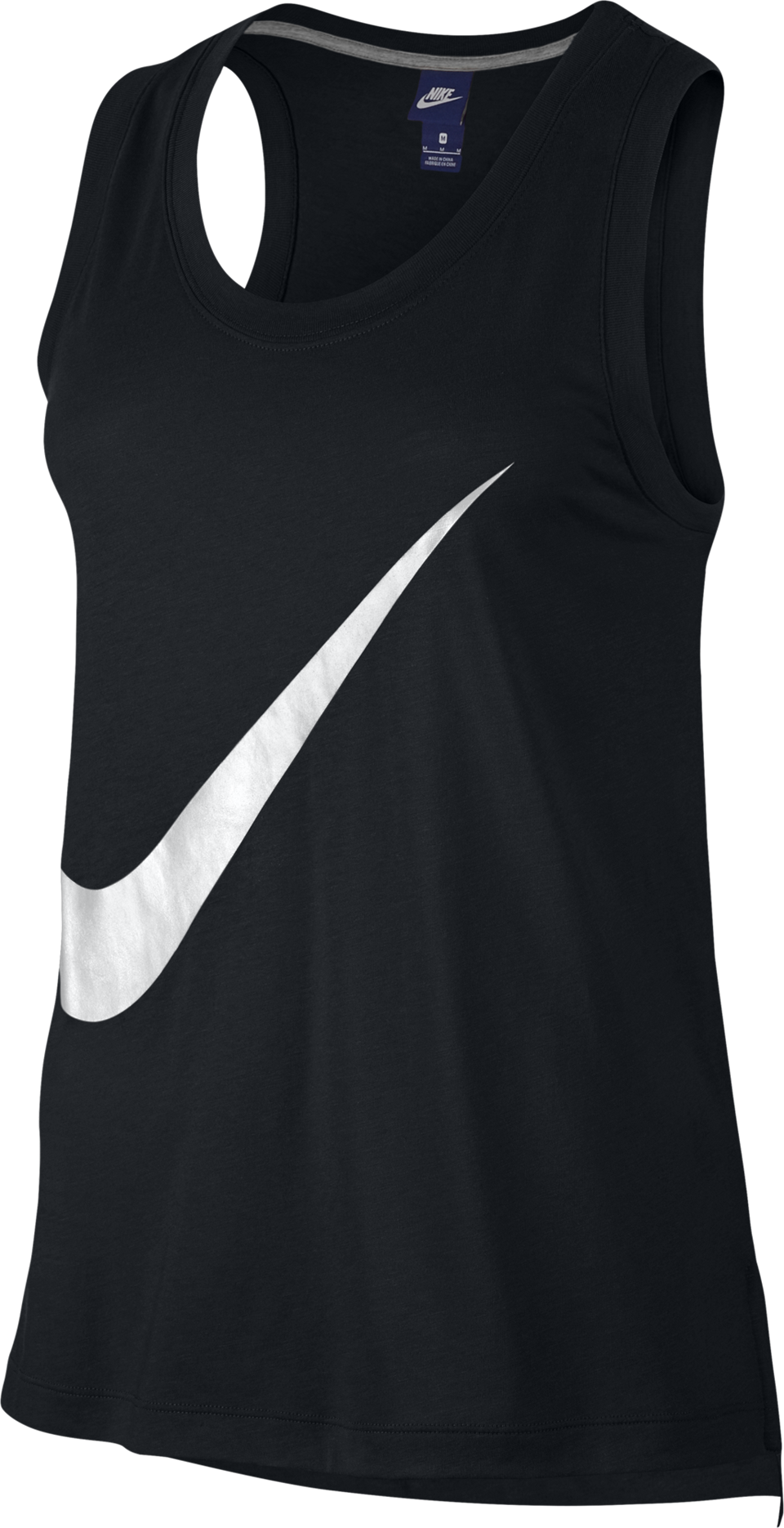 Nike Swoosh Prep T Shirt Ladies - Nike Débardeur Sport Femme (960x1870), Png Download