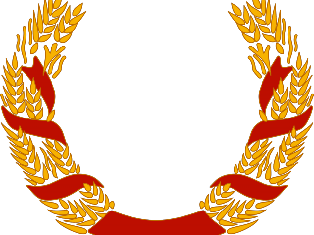 Corn Clipart Wreath - Wheat Wreath Clipart Png (640x480), Png Download