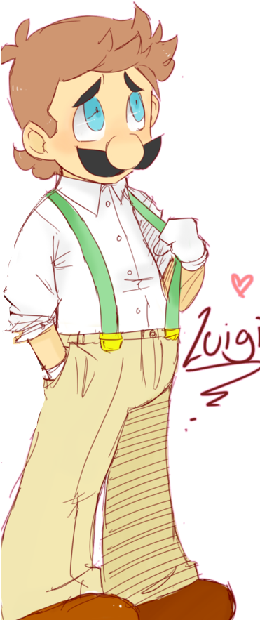 #nintendo #smash #ssb #videogames - Luigi Alter Ego (370x933), Png Download