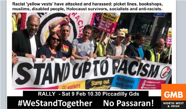 Gmb Trade Union Stand Up To Racism - Rebellion (880x350), Png Download