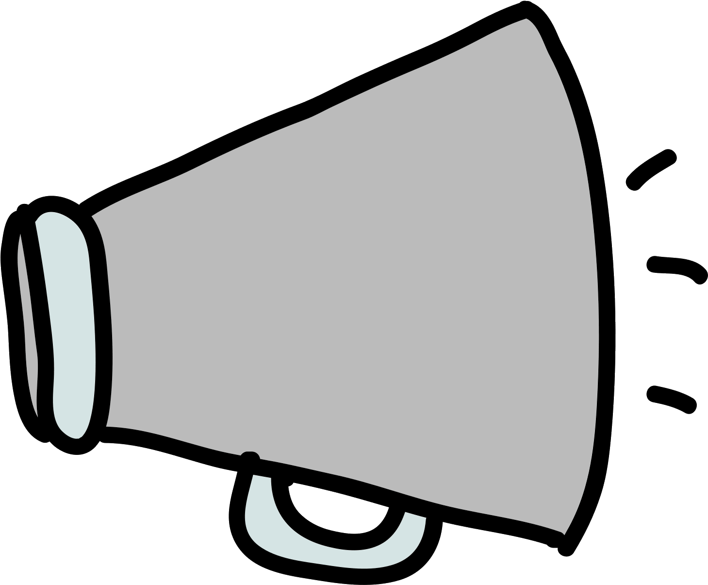 Megaphone Icon Free (1600x1600), Png Download