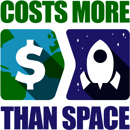 Worried That Space Exploration Costs Too Much Here - Graphic Design (1000x1000), Png Download