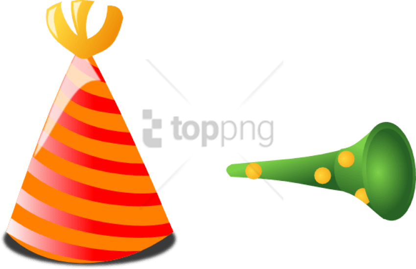 Free Png Download Birthday Horn Png Images Background - Party Horn Transparent Background (850x550), Png Download