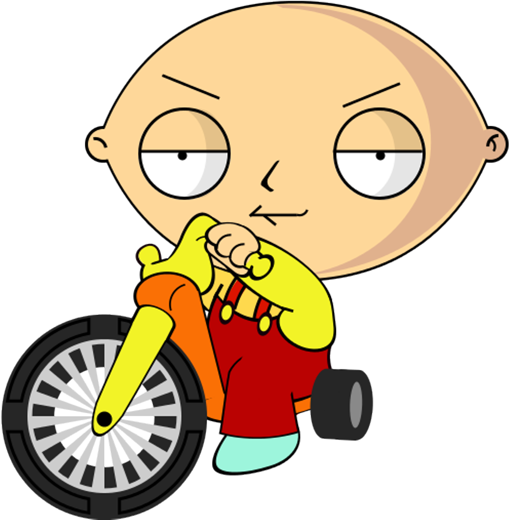 Stewie Sticker - Cartoon (1024x1024), Png Download