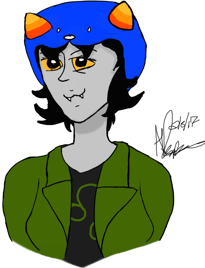 Nepeta No Bg - Cartoon (757x997), Png Download