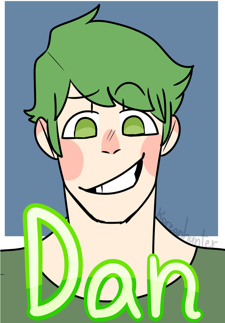 Dan By Koreanhunter Jaiden Animations, Pewdiepie, Markiplier, - Cartoon (739x1081), Png Download