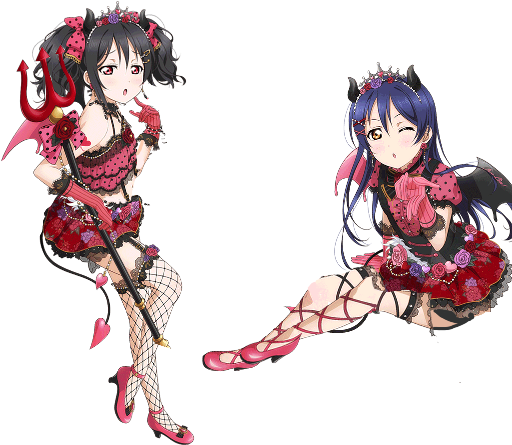 Clip Art Black And White Stock Nico Transparent Devil - Umi Sonoda Wallpaper Iphone (1024x1024), Png Download