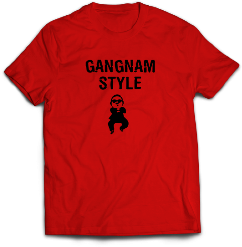 Тениска С Щампа Gangnam Style - Active Shirt (800x800), Png Download