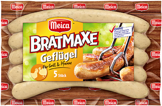 Bratmaxe Geflügel - Meica Bratmaxe 8+1 Gratis (540x638), Png Download