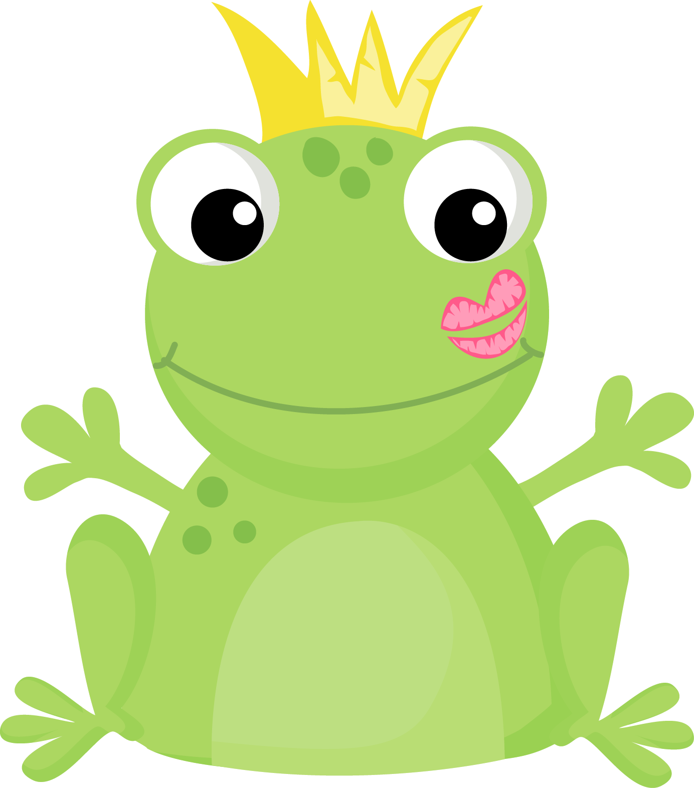 Svg Transparent Download Queen Clipart Frog - Frog Prince Clipart (1384x1572), Png Download