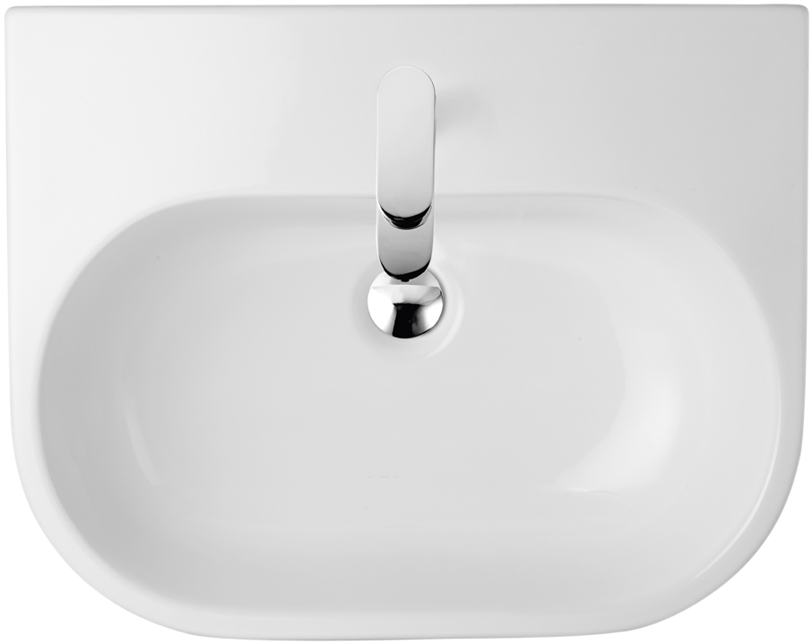 Euro Trio 600mm Basin - Bathroom Sink (1000x1000), Png Download