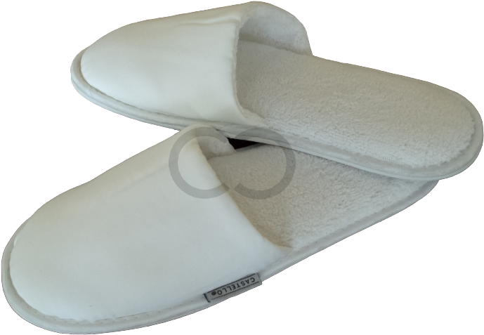 Closed Toe Peach Skin Slipper - Slipper (706x489), Png Download