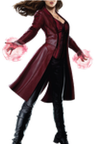 Scarlet Witch Clipart Animated - Scarlet Witch Cardboard Cutout (640x480), Png Download