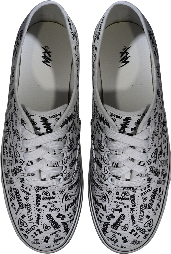 Xanxiety Lace Up Shoes - Slip-on Shoe (1000x1000), Png Download