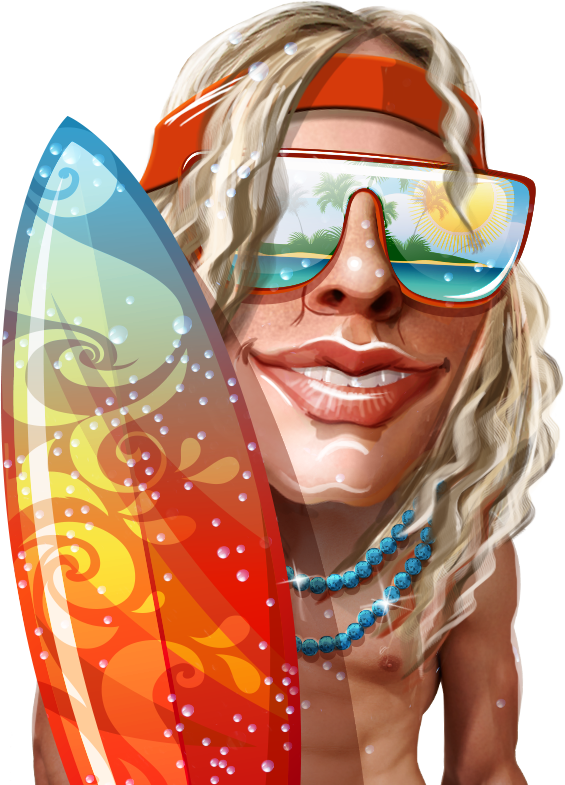 Nouveau Logiciel - Surfboard (565x785), Png Download