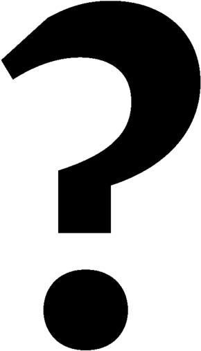 Questions - Black Spinning Question Mark (1000x1000), Png Download