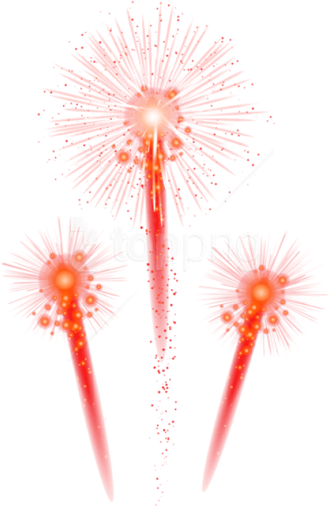 Free Png Red Fireworks Png - Fireworks Png (480x739), Png Download