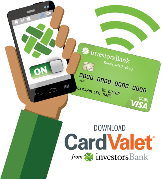 Cardvalet - Investors Bank Business Debit Card (564x617), Png Download