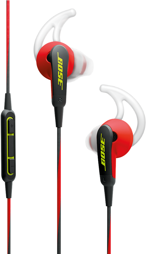 New Red Bose Soundsport Ie In-ear Headphones/mobile - Bose In Ear Headphones Red (1000x852), Png Download