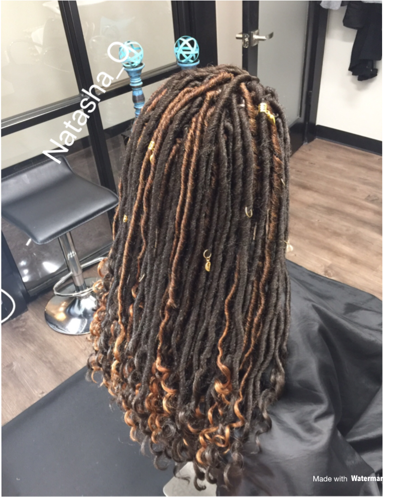Goddess Faux Locs Crochet Perimeter Individual Colors - Dreadlocks (1000x1000), Png Download