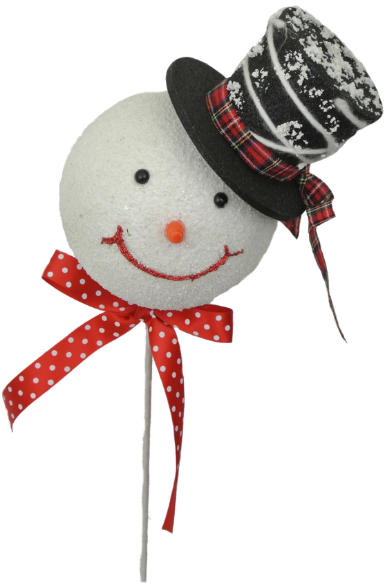 21" Snowman W/ Top Hat Pick - Snowman (600x853), Png Download
