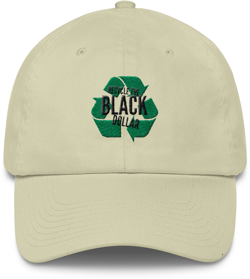 Recycle The Black Dollar Cotton Cap - Gorra Con Una Rosa (1000x1000), Png Download