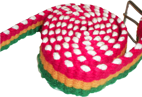 Rasta Belt - Crochet (600x650), Png Download