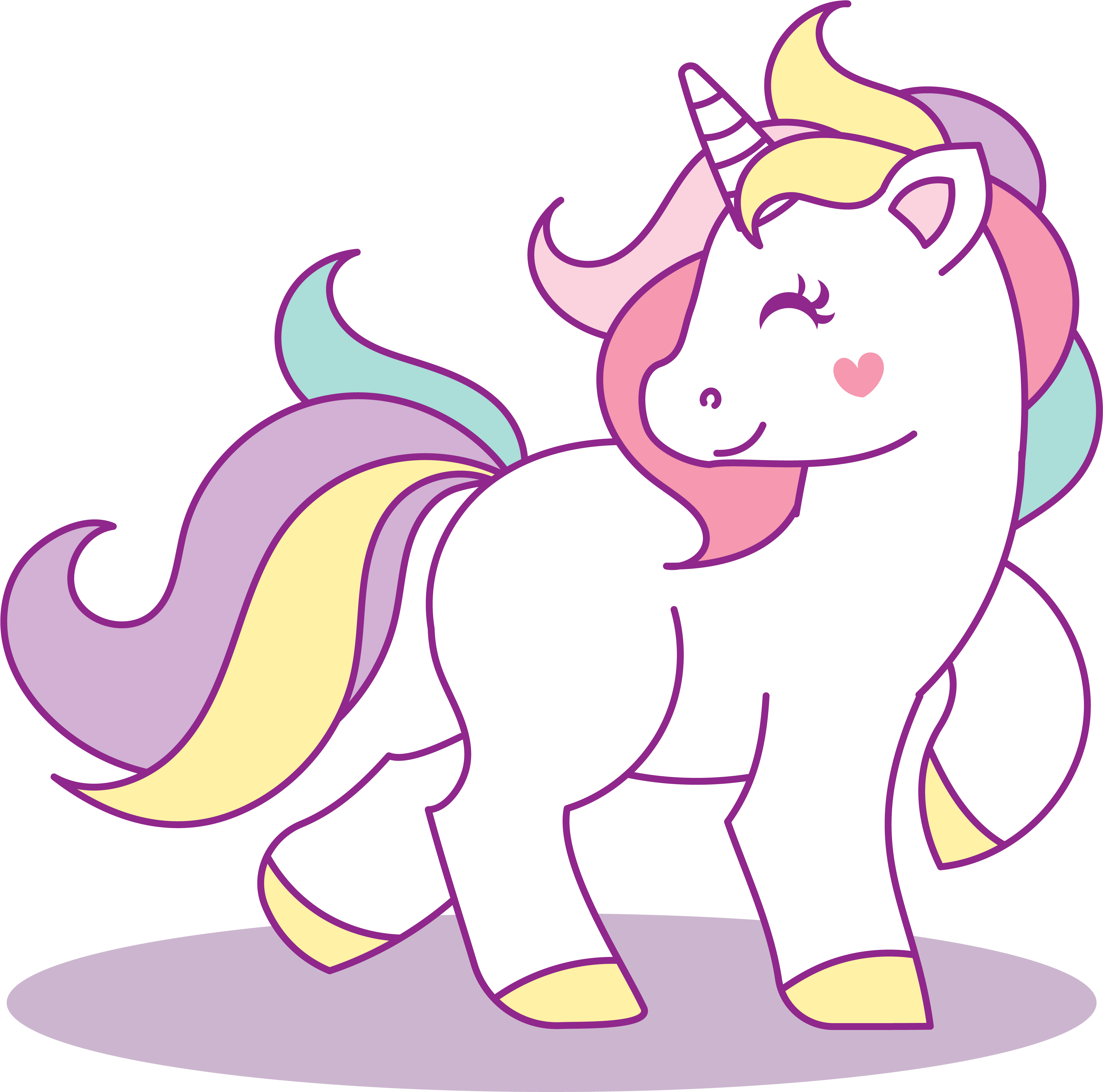 Download Hd Ponys Drake Kawaii Unicorns And Mermaids Unicorn Unicorn Png Transparent Png Image Nicepng Com