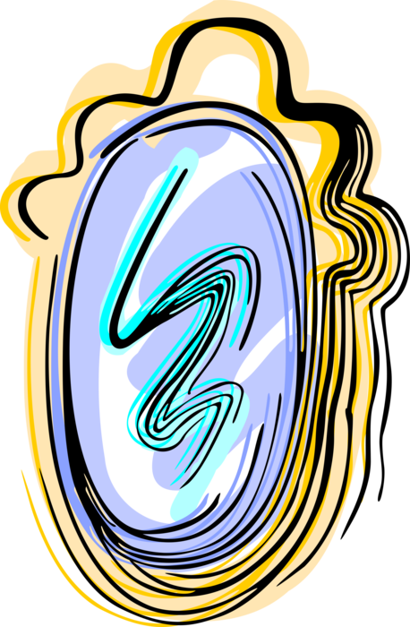 Vector Illustration Of Personal Grooming Makeup Mirror (458x700), Png Download