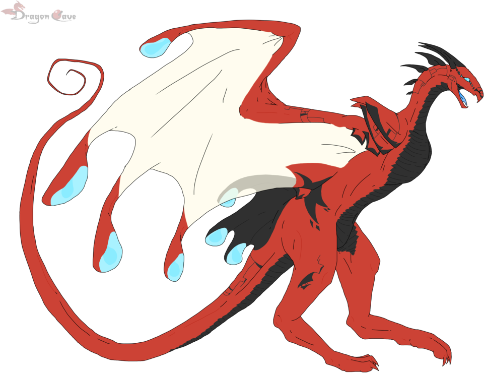 Dragon Cave 1- Aeon Wyvern By Dragoniangirl2000 - Illustration (961x740), Png Download