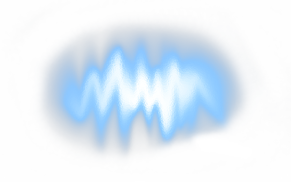 Share This Image - Blue Light Wave Png (960x600), Png Download