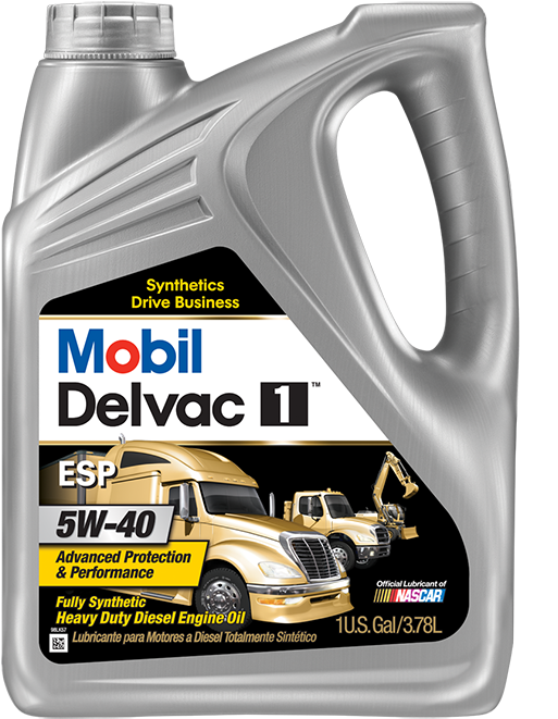 Mobil Delvac 1 5w-40 - Mobil Delvac 1 Esp 5w 40 (600x714), Png Download