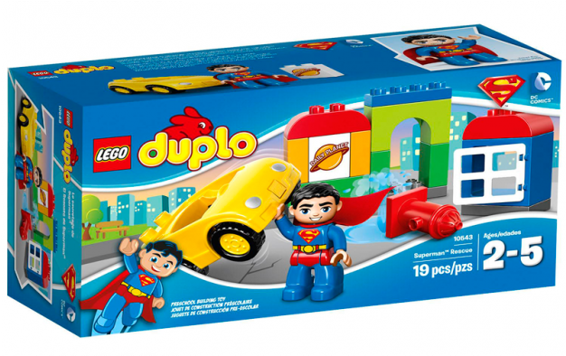 Superman Em Missão De Resgate - Lego Duplo Superman (625x625), Png Download