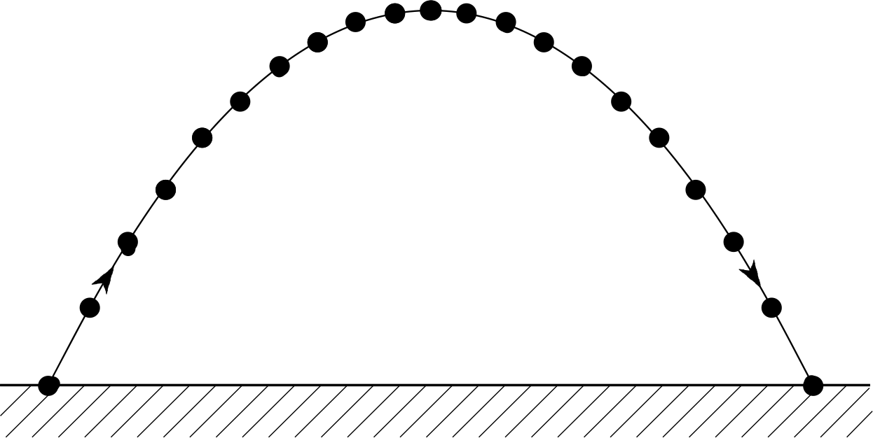 Phys2 2f 2 - Projectile Motion Png (1246x626), Png Download