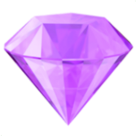 Diamond Sticker - Amethyst (1024x1024), Png Download