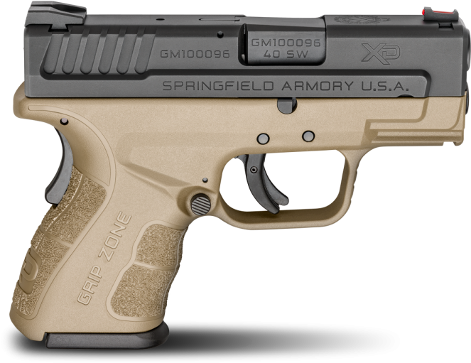 Springfield Xd Mod 2 45 (720x545), Png Download