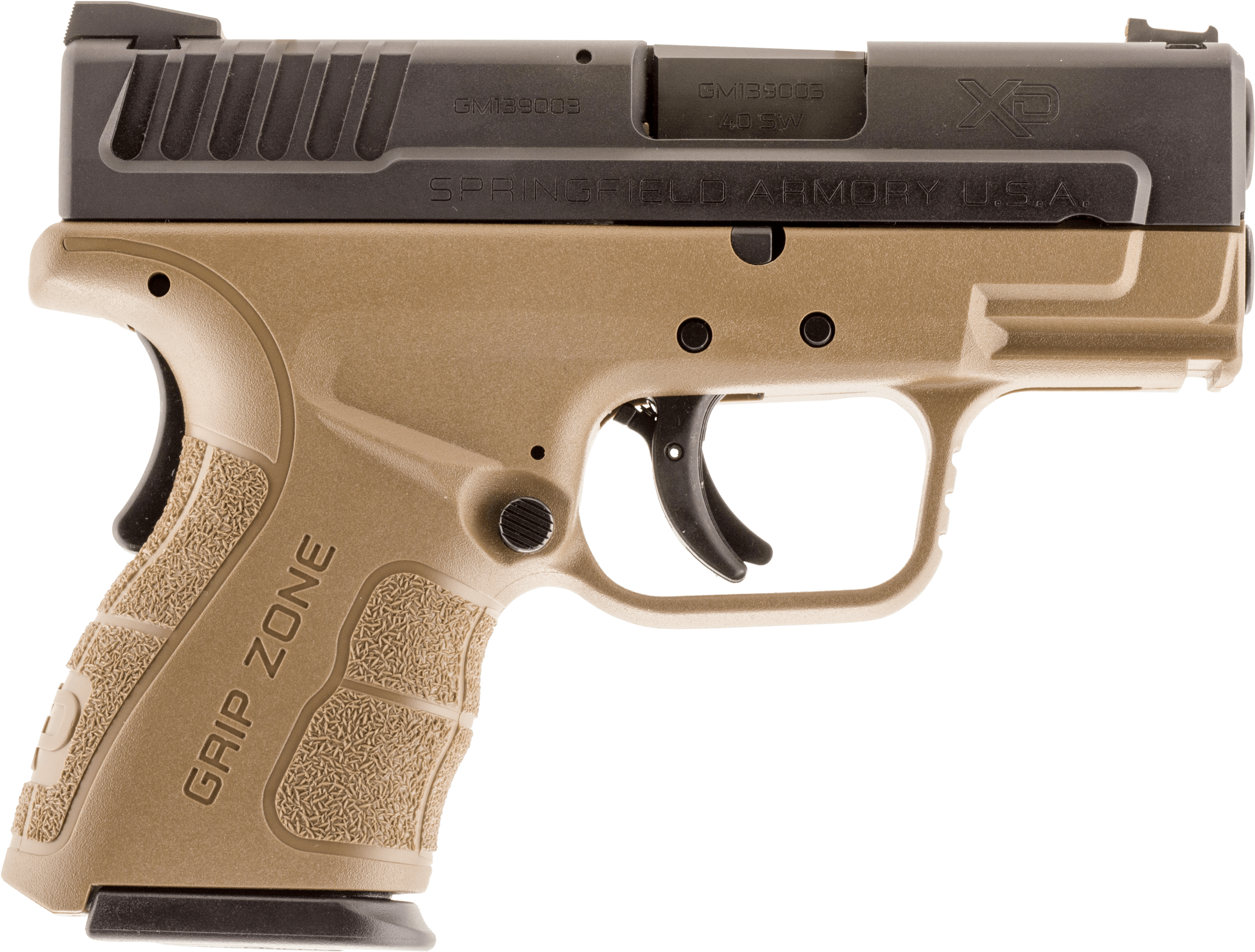 Springfield Armory Xdg9802fde Xd Mod - Hs2000 (3988x2994), Png Download