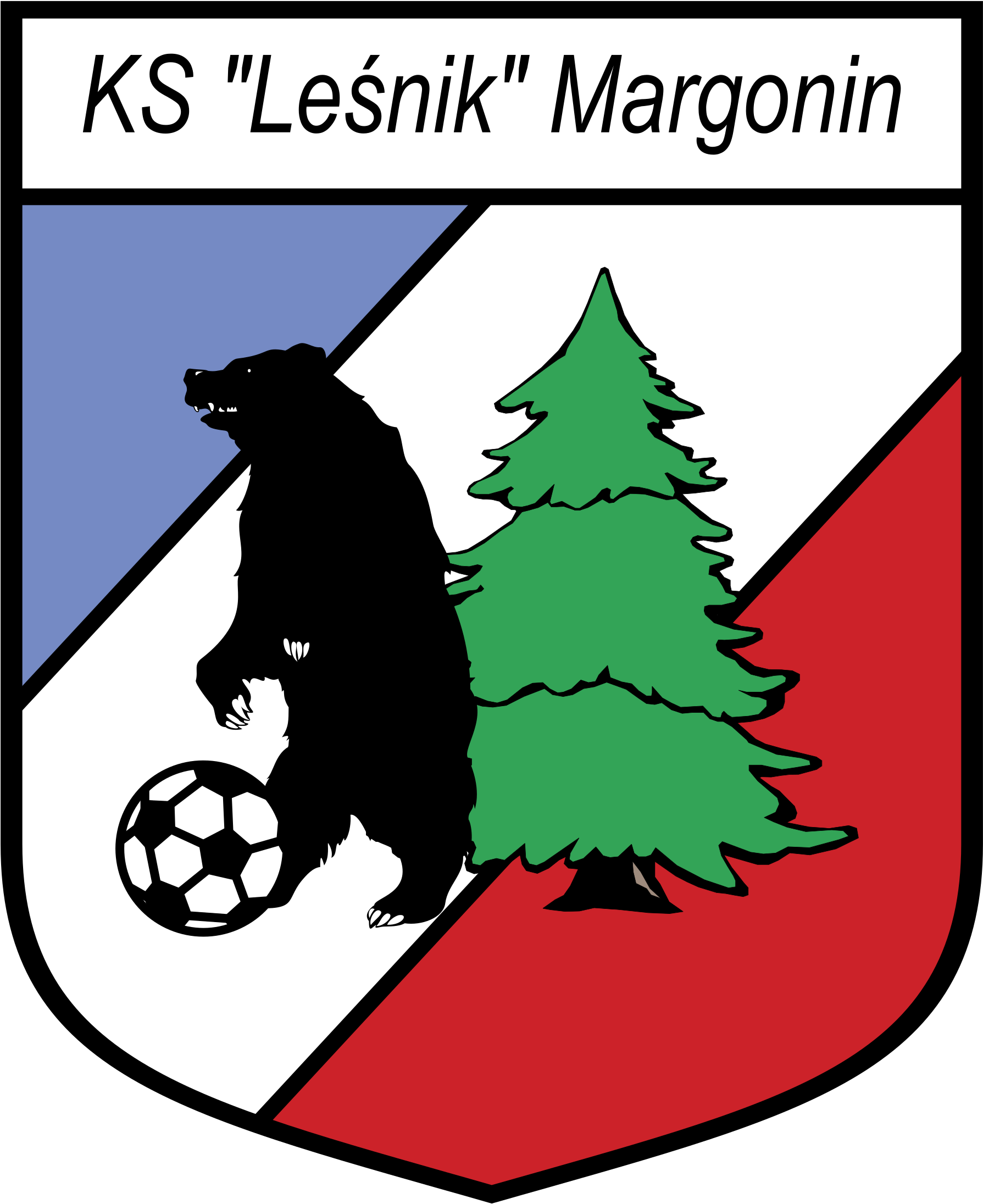 Ks Lesnik Margonin Logo Png Transparent - Christmas Tree (2400x2400), Png Download