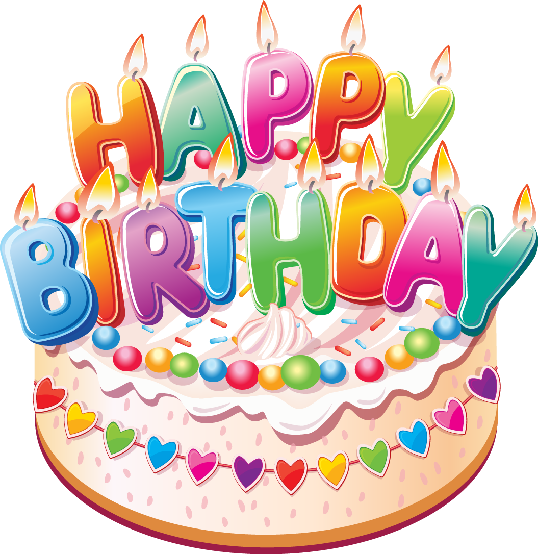 Happy Birthday Quotes, Birthday Cake Clip Art, Happy - Happy Birthday Cake Png (1055x1086), Png Download