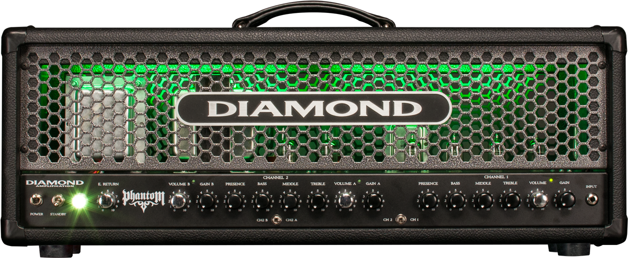 A Free Guitar With Diamond Us Custom Amp - Electronics (1257x517), Png Download