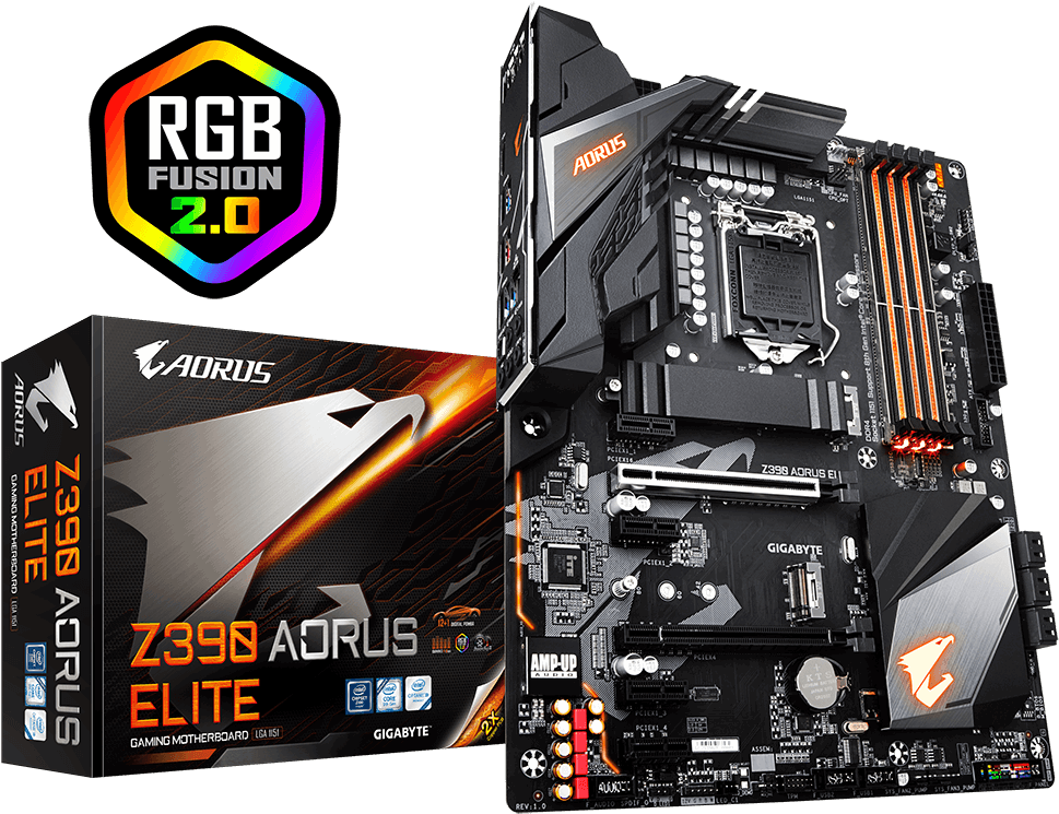 Gigabyte Z390 Aorus Pro Wifi (1000x1000), Png Download
