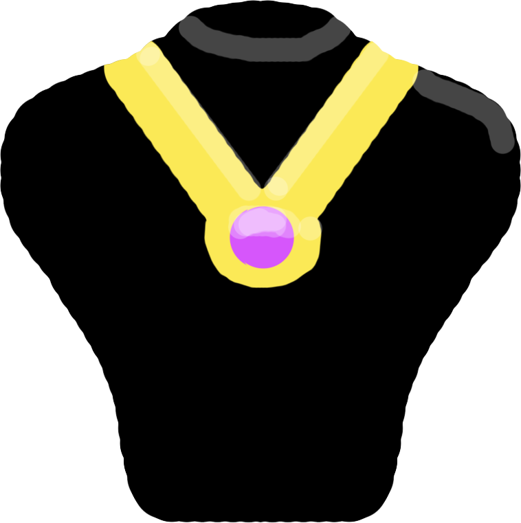 Necklace - Illustration (758x761), Png Download