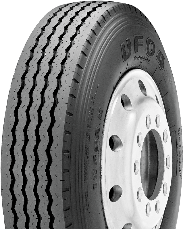 Four Straight Channel Grooves Provides Superior Traction - Hankook F19 (800x814), Png Download