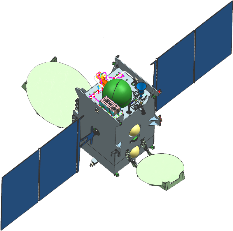 South Asia Satellite - Gsat 9 (1294x819), Png Download