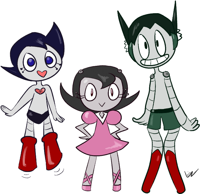 “some Robo-kiddos ” - Cartoon (790x729), Png Download