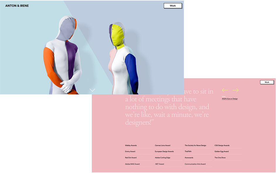 Anton & Irene - Pantone Colors Web Design (941x592), Png Download